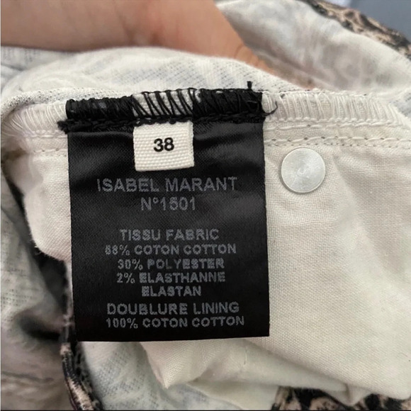 ISABEL MARANT ETOILE Iti Floral Velvet Skinny Pant - Picture 6 of 6